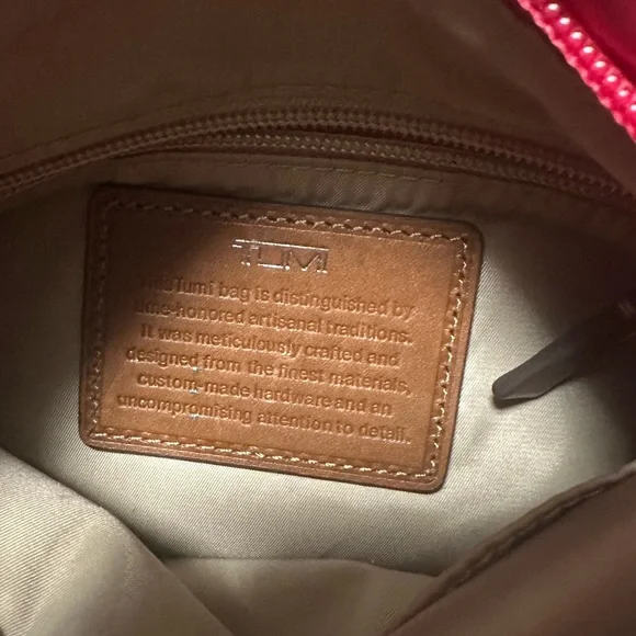 Tumi pink purse 10x9 1/2 - Picture 3 of 10